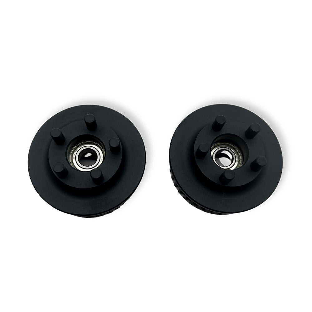 40T Kegel Pulleys CNC-Machined 6061 Aluminum with HTD 5M-15MM-275mm Belt, Compatible with Mad Wheels V2, Mad Max 125mm, and Kegel Core Skateboard Wheels