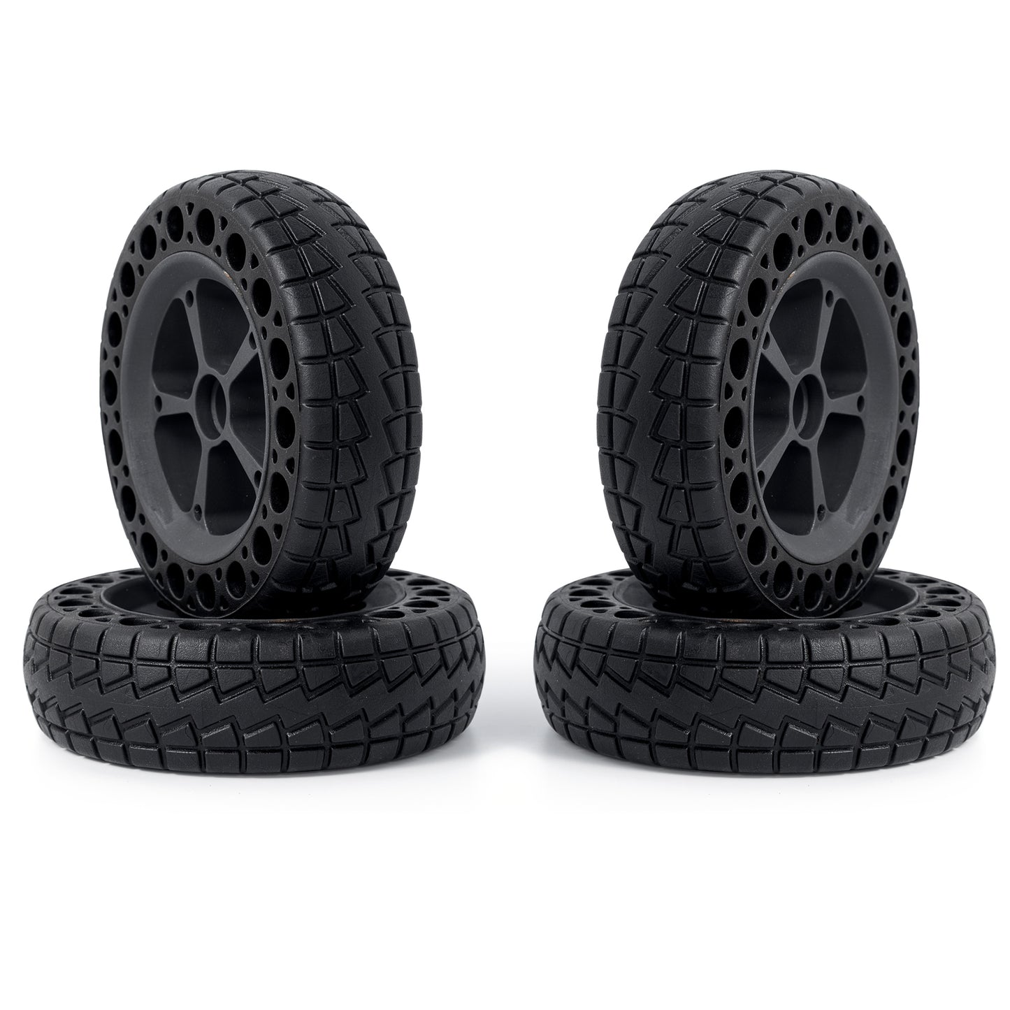 (Pre-Order)160mm Solid Airless All Terrain Off Road Wheel Set for Electric Skateboards