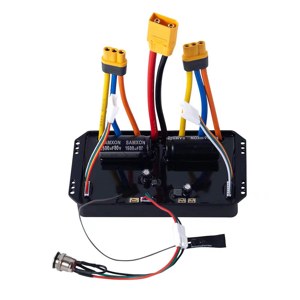 Verreal 100A FOC ESC(Electronics Speed Controller) & Remote Controller Combo for DIY Electric Skateboards w/ Self Learning Motor Specs