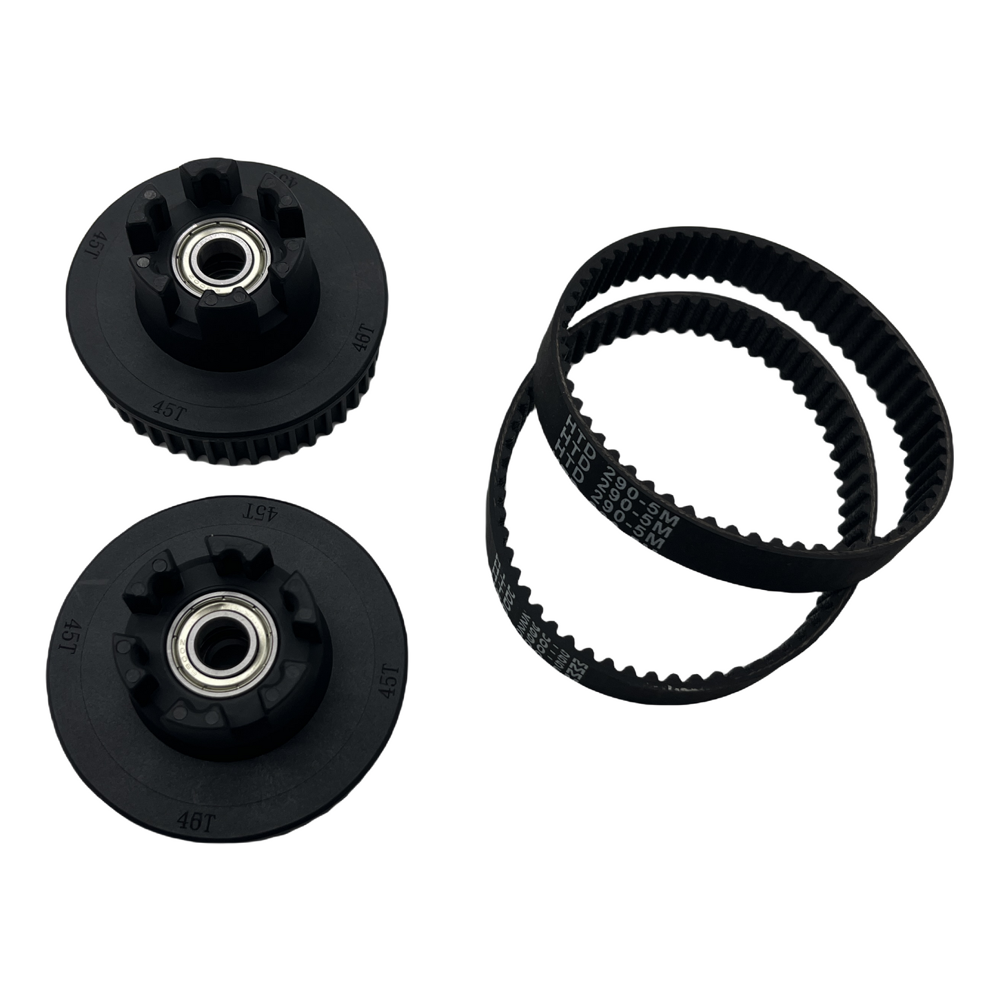 ABEC Cored Wheel Pulleys for Cloud Wheels and Many other Abec Cored Skateboard Wheels (Pack of 2)