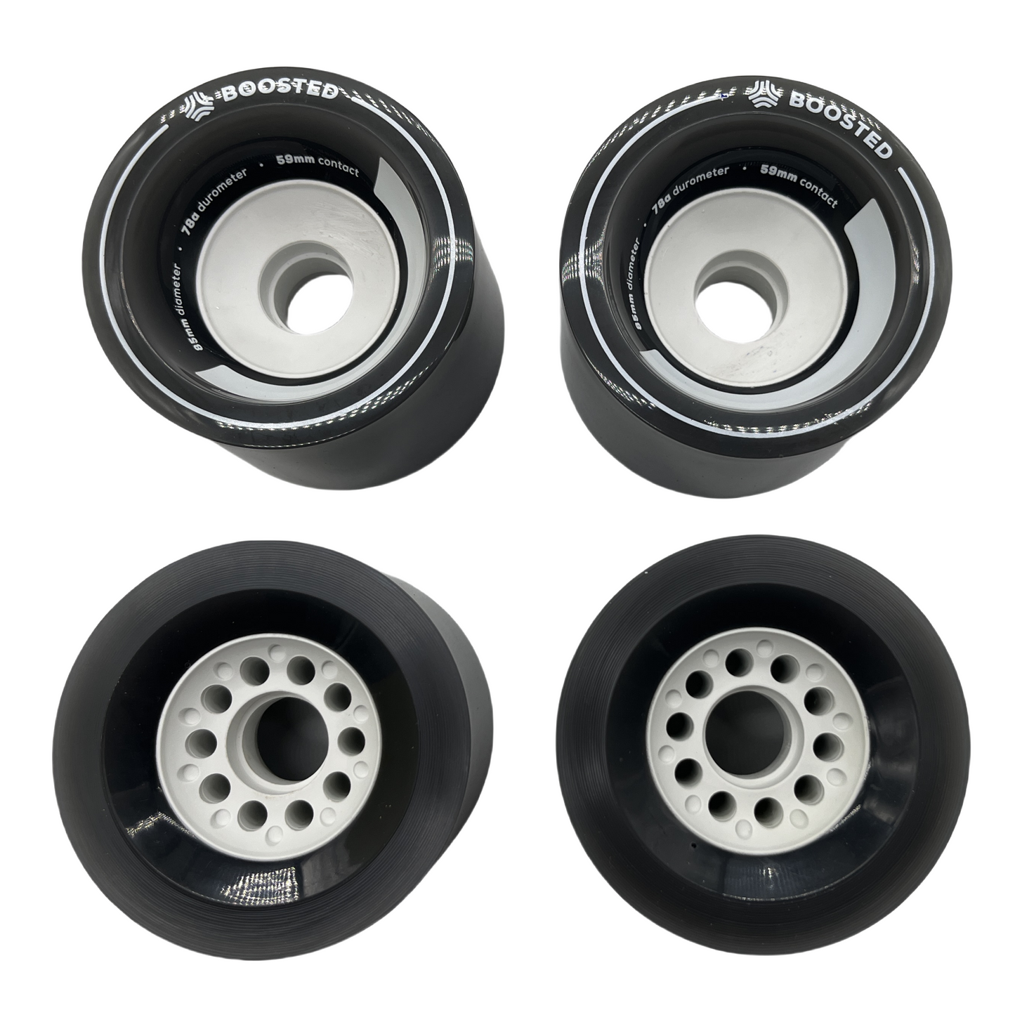 85mm 78A Boosted Wheels Premium Street Skateboard Wheels