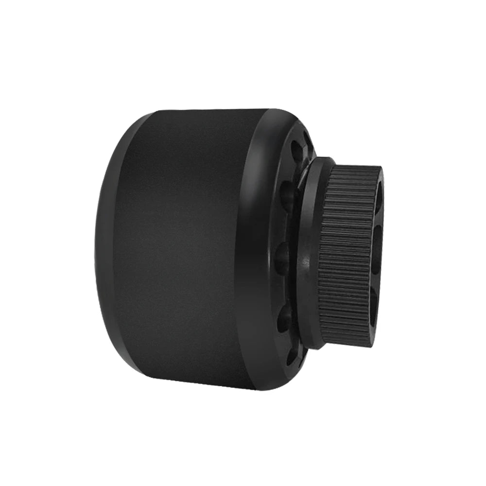 Boosted 105mm wheel with CNC 40T Kegel pulley installed, showing contact patch