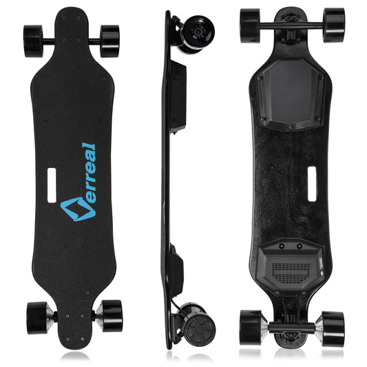 How do you brake Verreal electric skateboard