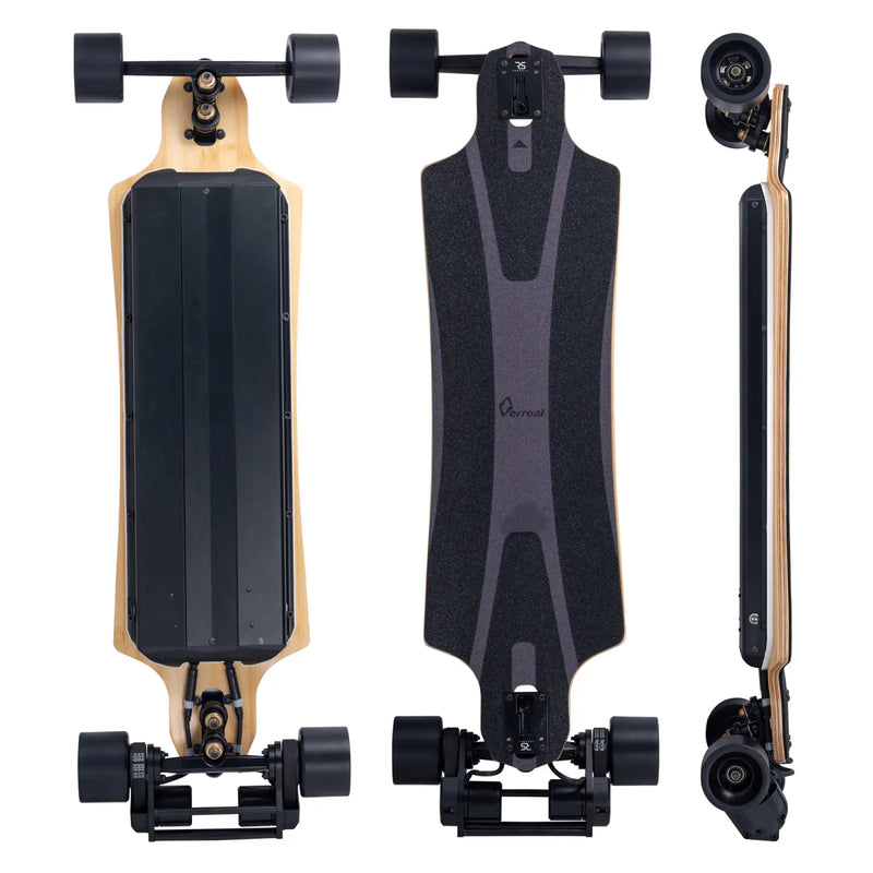 Verreal RS Pro Max long range electric skateboard with 90mm PU wheels