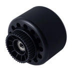 105mm Mad Wheels V2 electric skateboard wheel with installed pulley for belt drive systems