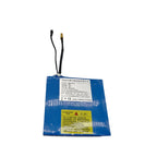 10S2P electric skateboard battery pack with blue PVC wrap and power connectors