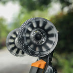 120mm Cloud Wheels black installed on electric skateboard for smooth riding