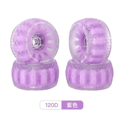 120mm Cloud Wheels purple 120D electric skateboard wheels set