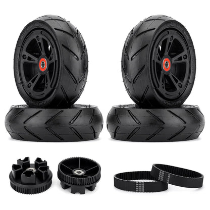 150mm electric skateboard wheels kit with pneumatic tires for powerful riding