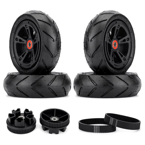 150mm electric skateboard wheels kit with pneumatic tires for powerful riding