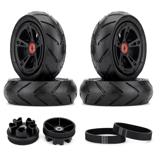 150mm electric skateboard wheels kit with pneumatic tires for powerful riding