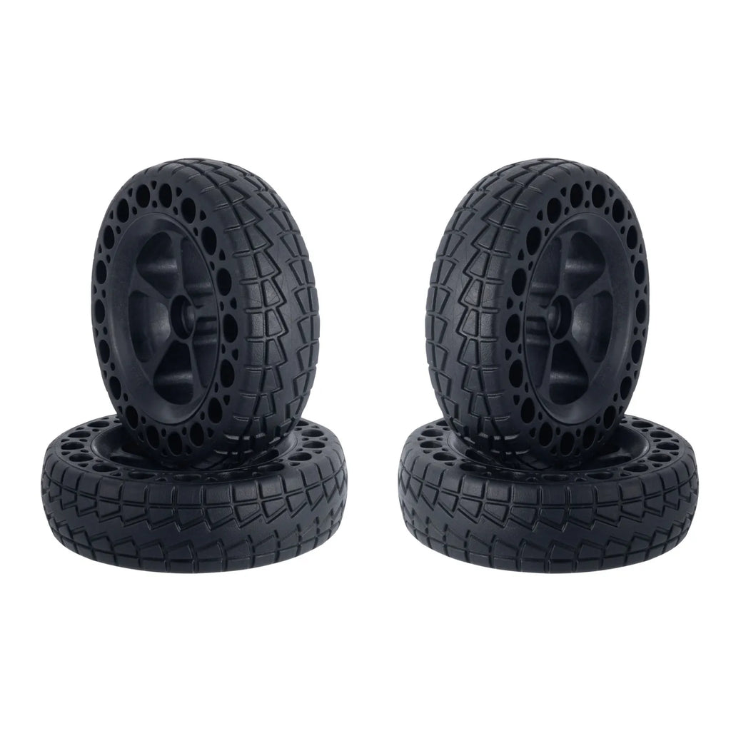 160mm airless electric skateboard wheels set for stable riding

