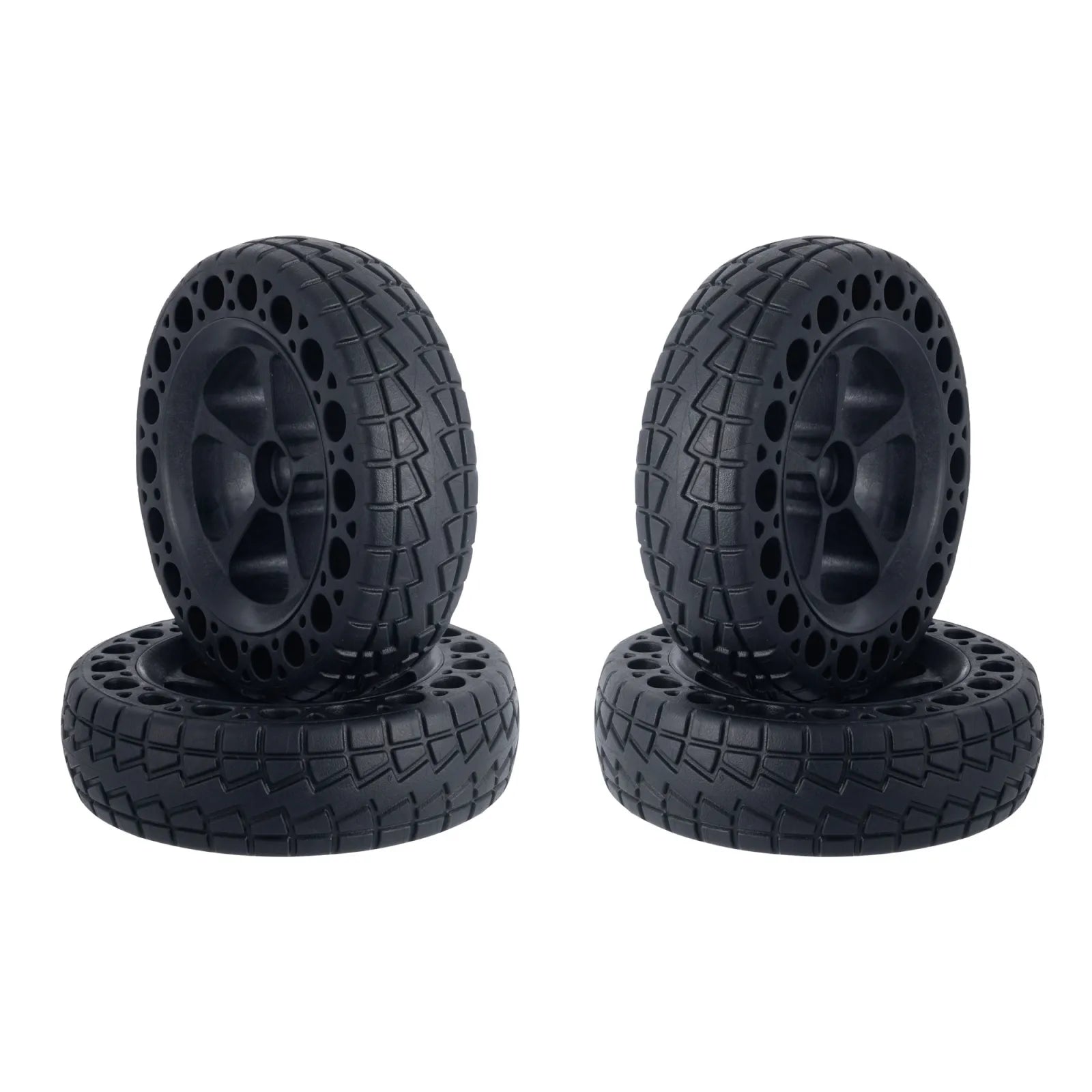 160mm airless electric skateboard wheels set for stable riding
