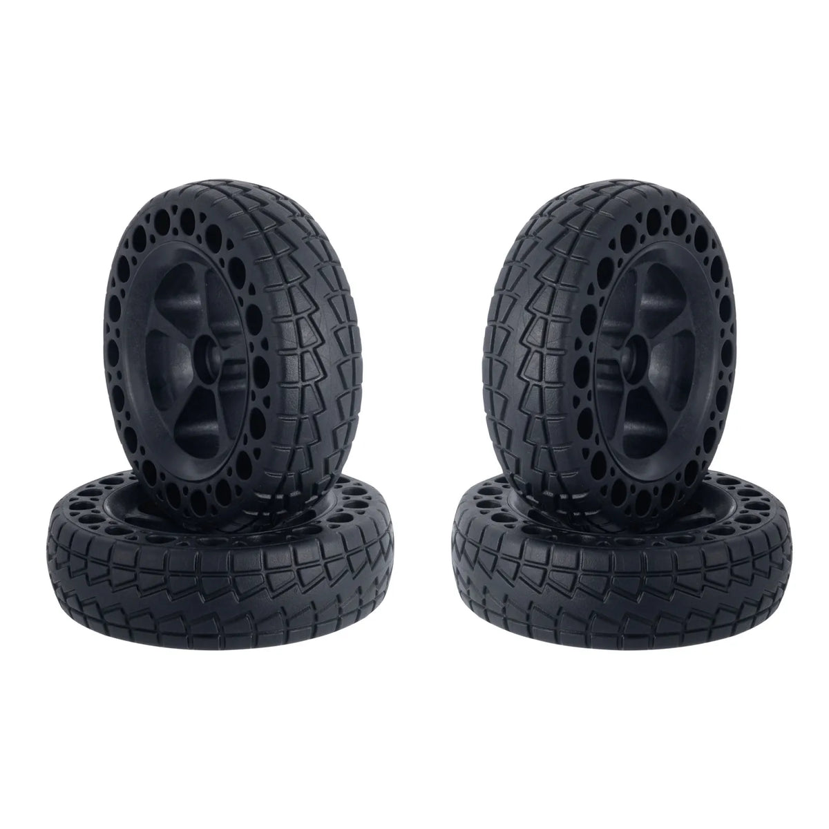 160mm airless electric skateboard wheels set for stable riding
