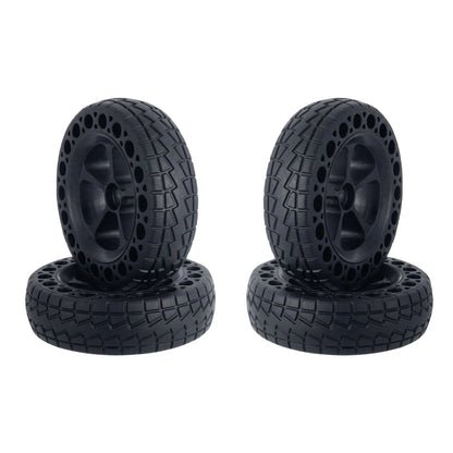 160mm airless electric skateboard wheels set for stable riding
