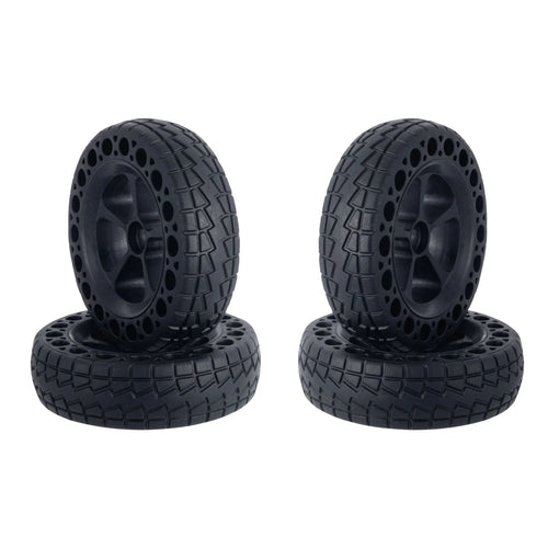160mm airless electric skateboard wheels set for stable riding
