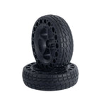 160mm airless electric skateboard wheels angled view for all terrain roads
