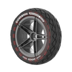 165mm Cloudwheel Rover electric skateboard wheel scarlet red angled front view