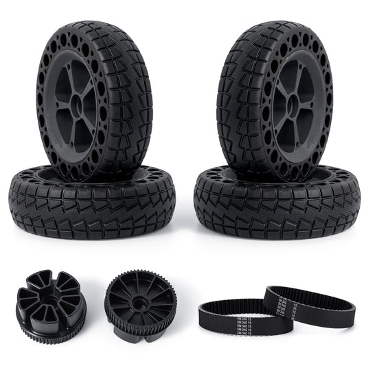 (Pre-Order)160mm Solid Airless All Terrain Off Road Wheel Set for Electric Skateboards