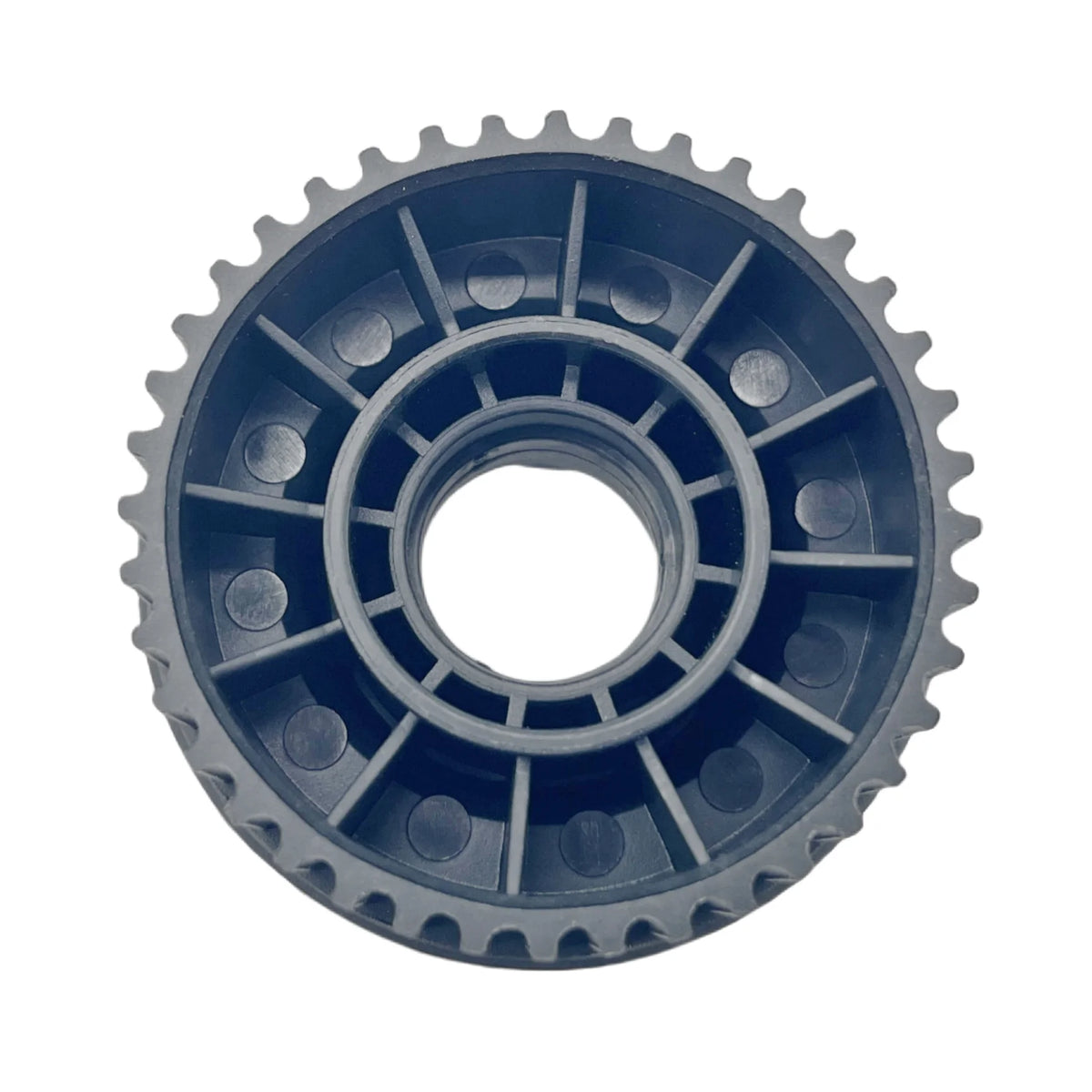 Rear structure of 40T ABEC pulley for electric skateboard belt drive