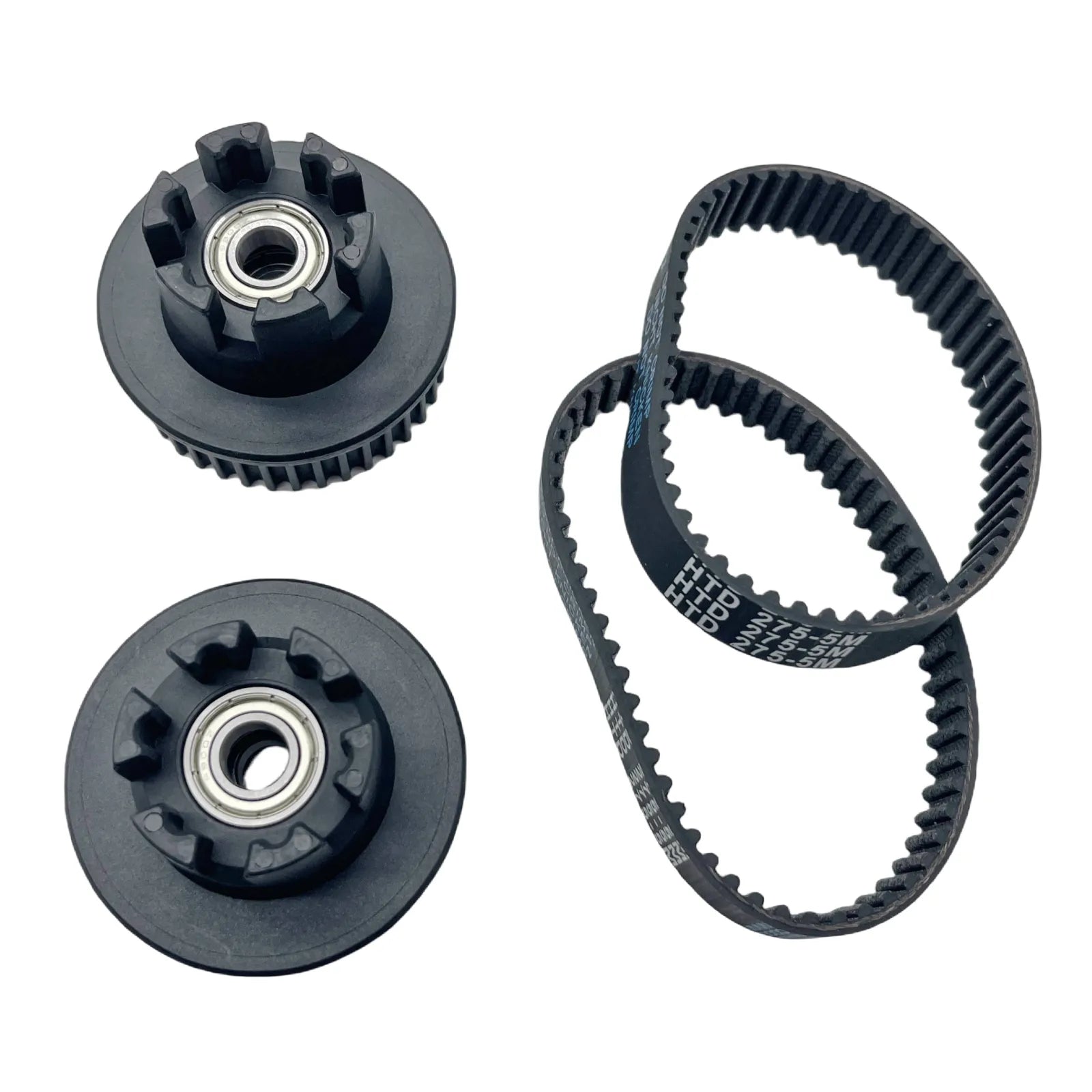 Complete set of 40T ABEC pulleys for electric skateboard drivetrain