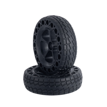 (In Stock, Ready to Ship)160mm Solid Airless All Terrain Off Road Wheel Set for Electric Skateboards