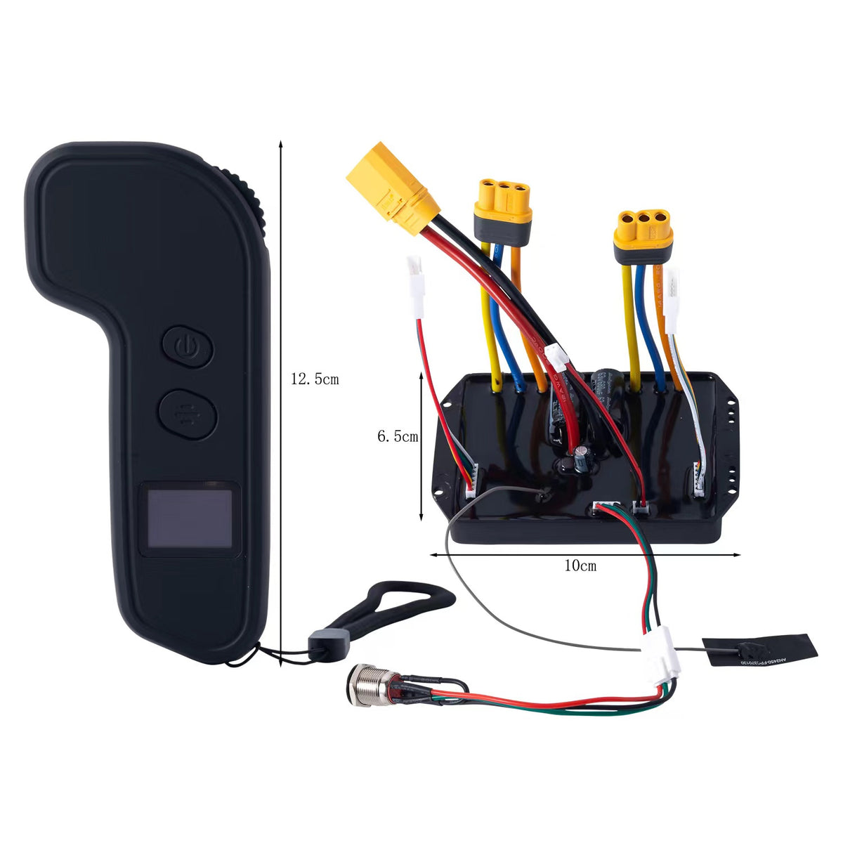 Verreal 60A FOC ESC(Electronics Speed Controller) & Remote Controller Combo for Electric Skateboards W/ Self Learning Motor Specs
