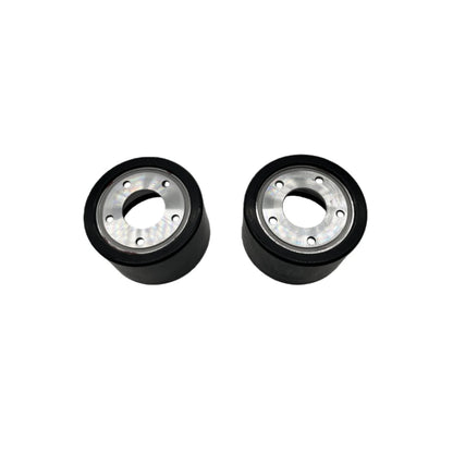 Pair of 90mm PU sleeves for electric skateboard hub motors