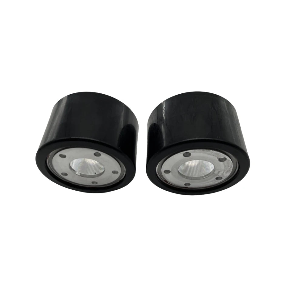 Side profile of 90mm PU sleeves for electric skateboard hub motor wheels