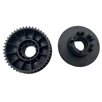 ABEC Cored Wheel Pulleys for Cloud Wheels and Many other Abec Cored Skateboard Wheels (Pack of 2)