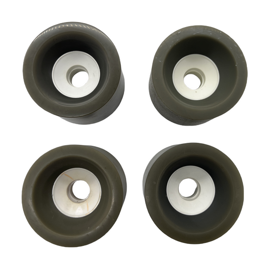 (Only Two Sets Left)90mm Diameter 62mm Wide 78A Grey Skateboard Wheels