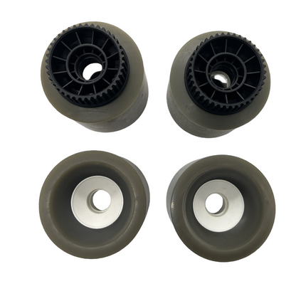 (Only Two Sets Left)90mm Diameter 62mm Wide 78A Grey Skateboard Wheels
