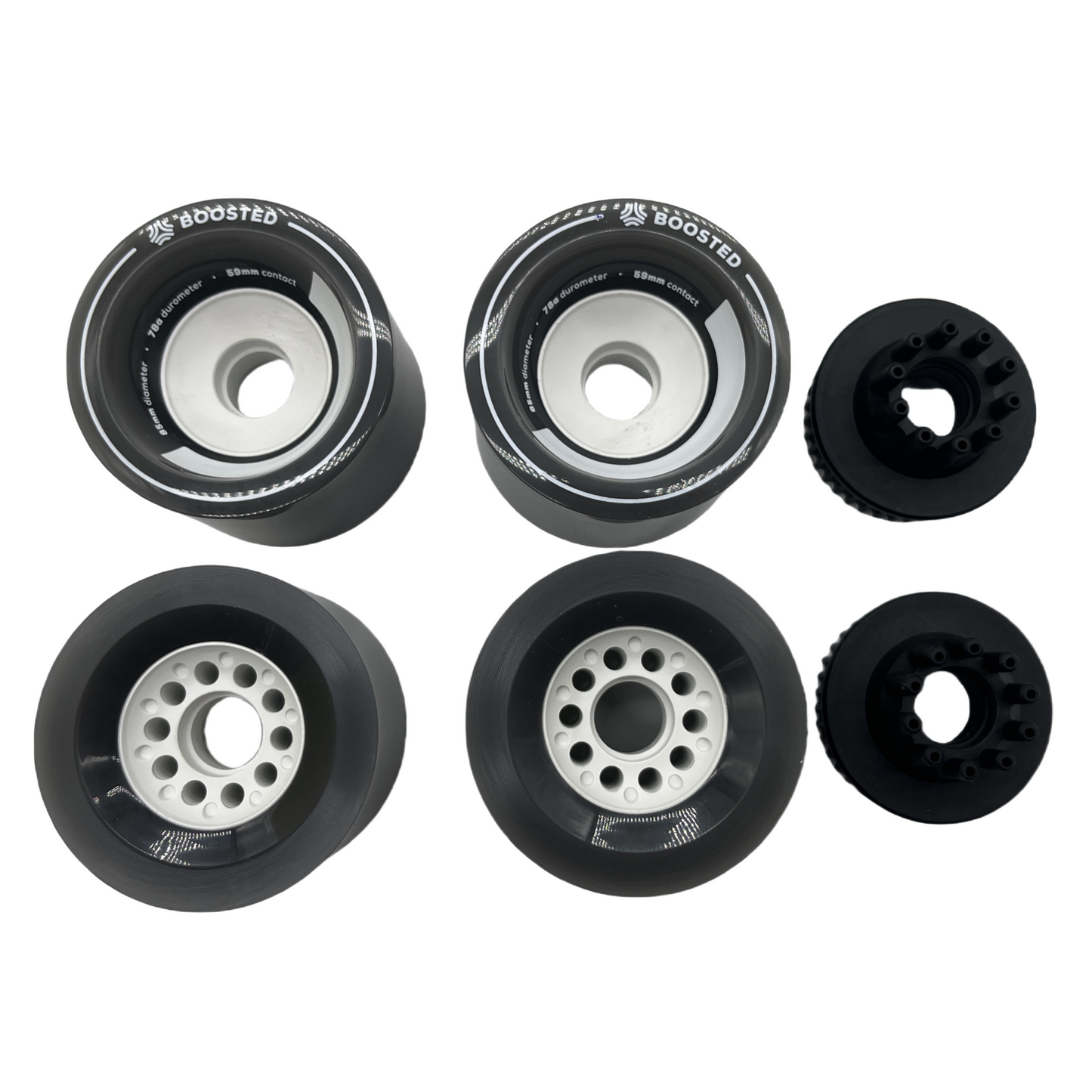 85mm 78A Boosted Wheels Premium Street Skateboard Wheels