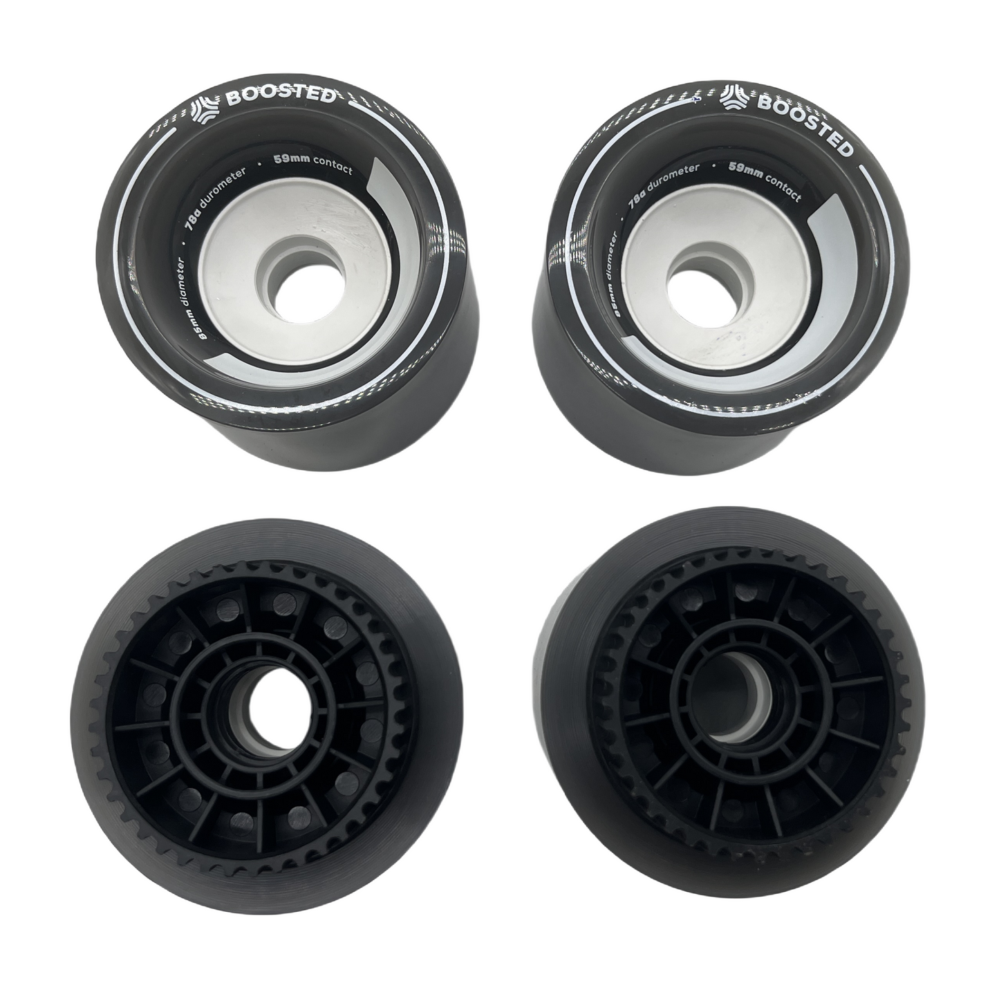 85mm 78A Boosted Wheels Premium Street Skateboard Wheels