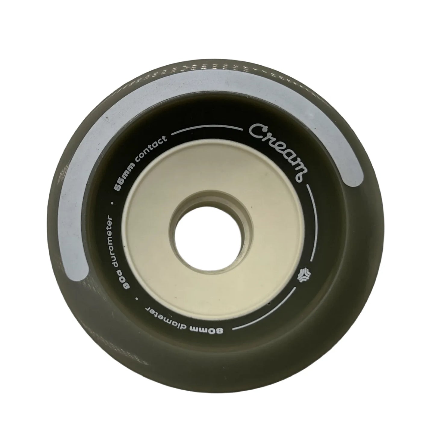 Close-up of Boosted 80mm wheel with 80A urethane for street performance