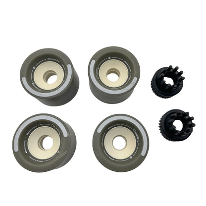 Boosted 80mm electric skateboard wheels 80A with 32T Kegel pulleys