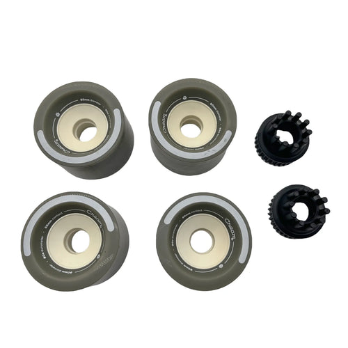 Boosted 80mm electric skateboard wheels 80A with 32T Kegel pulleys