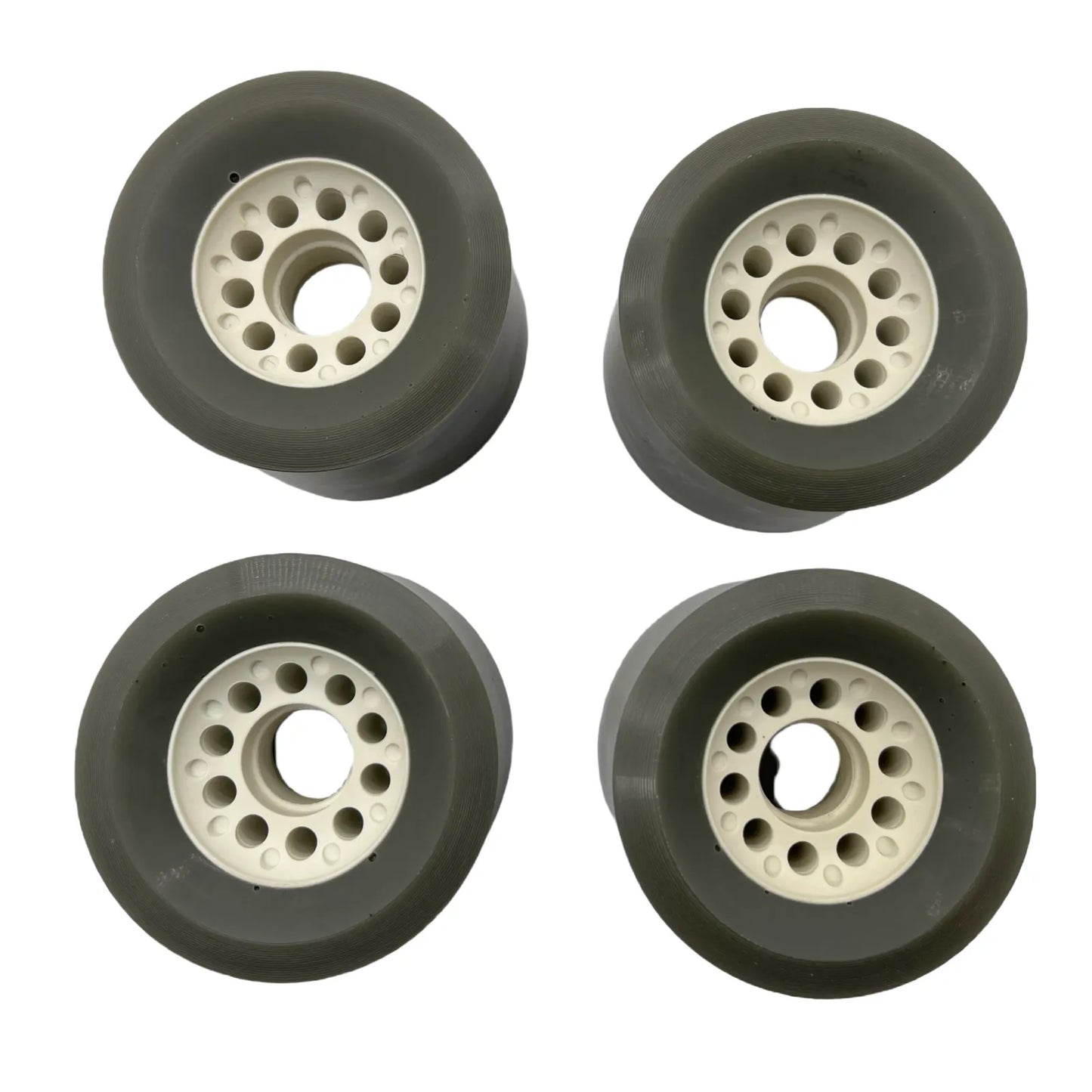 Backside core structure of Boosted 80mm wheels with reinforced hub