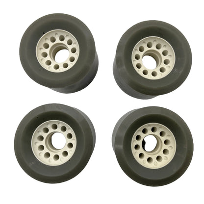 Backside core structure of Boosted 80mm wheels with reinforced hub