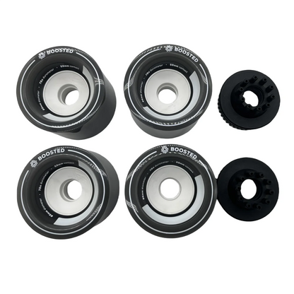 Boosted 85mm electric skateboard wheels with 36T Kegel pulleys
