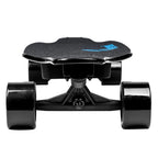 Front view of Verreal F1 Max, a durable entry-level electric skateboard with 90mm hub motors.