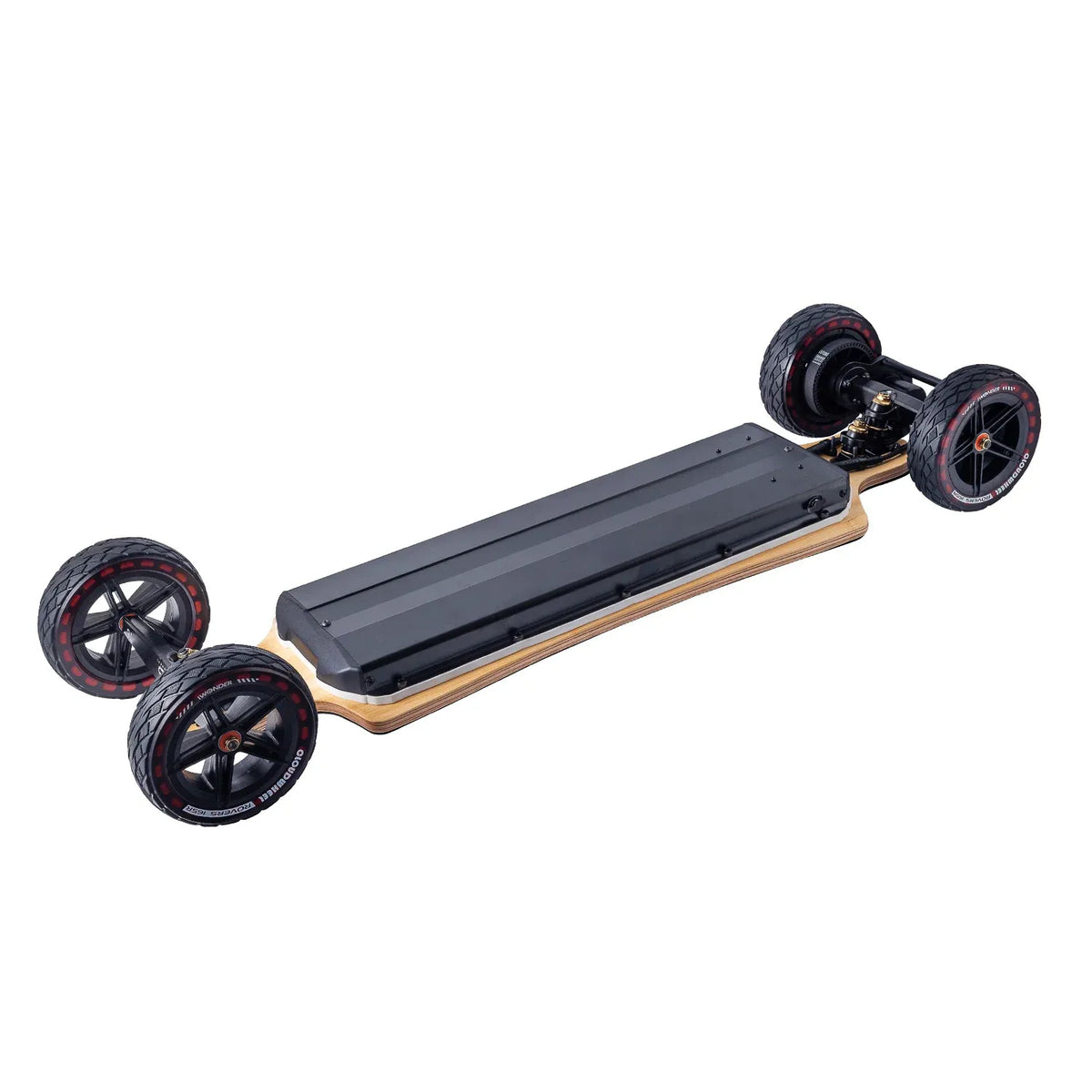Best off road electric skateboard Verreal RS Pro Max equipped with Cloudwheel Rover 165mm.