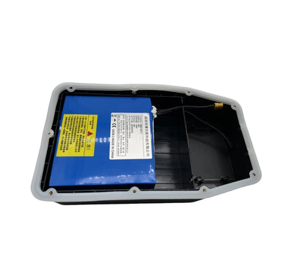 Electric skateboard battery pack installed inside enclosure for Verreal boards