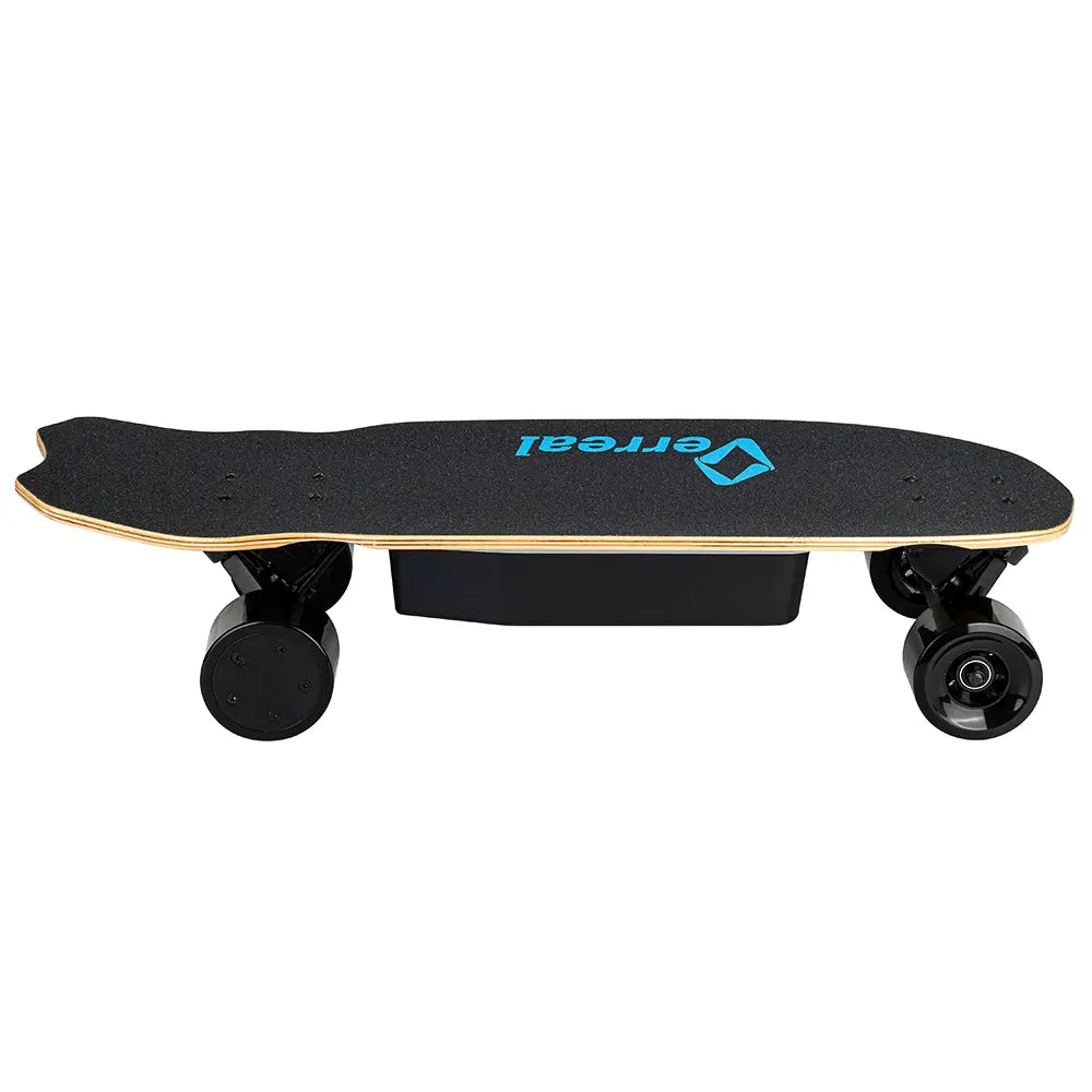 Verreal Mini featuring reliable Unite hub motors and a smooth Hobbywing FOC ESC for predictable braking.
