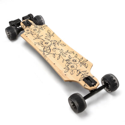 Affordable long range electric skateboard Verreal RS with 120mm Cloud Wheels for daily commuting