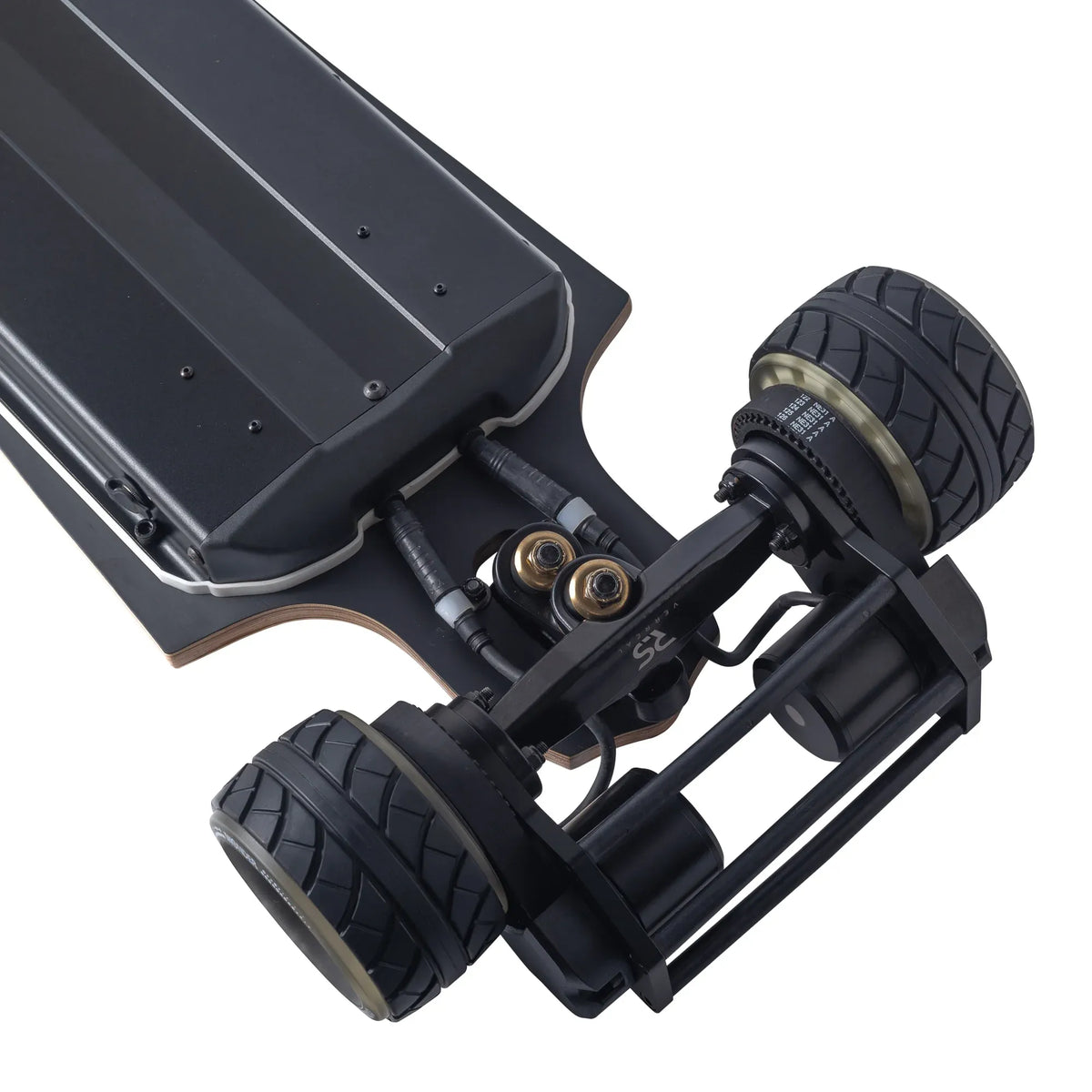 Rear truck and 110mm Rover wheels on Verreal RS Neo electric skateboard