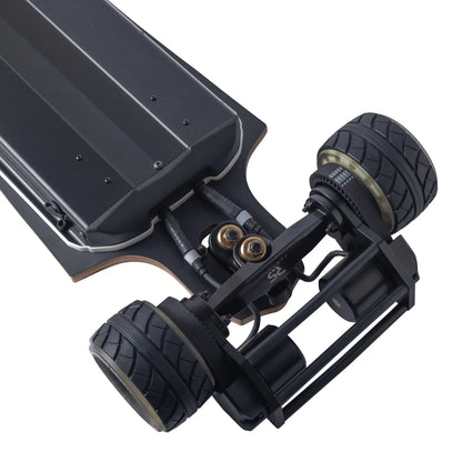 Rear truck and 110mm Rover wheels on Verreal RS Neo electric skateboard