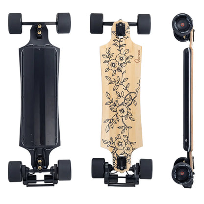 Verreal RS Neo electric skateboard with 125mm MadMax wheels installed