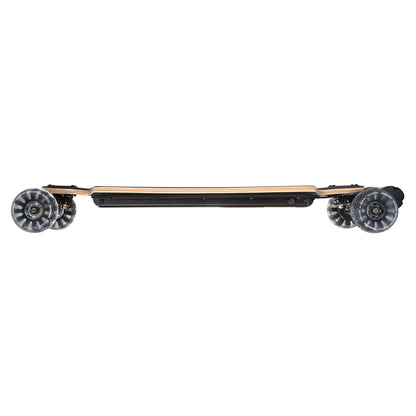 Side profile of Verreal RS Pro long range electric skateboard with 120mm Cloud Wheels designed for comfortable long distance riding