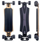 Verreal RS Pro Max long range electric skateboard with 120mm Cloudwheels, capable of 65km range.